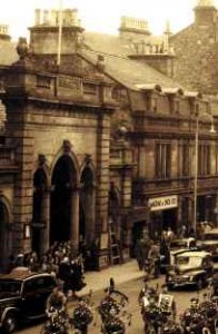 The studio entrance